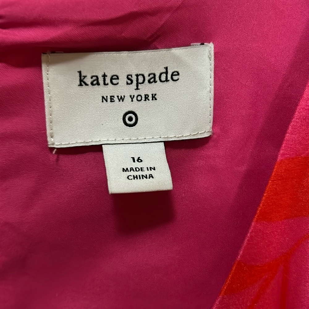 Kate Spade X Target Classic Rose Peplum Midi Dress  Size 16 NWOT - Picture 8 of 9